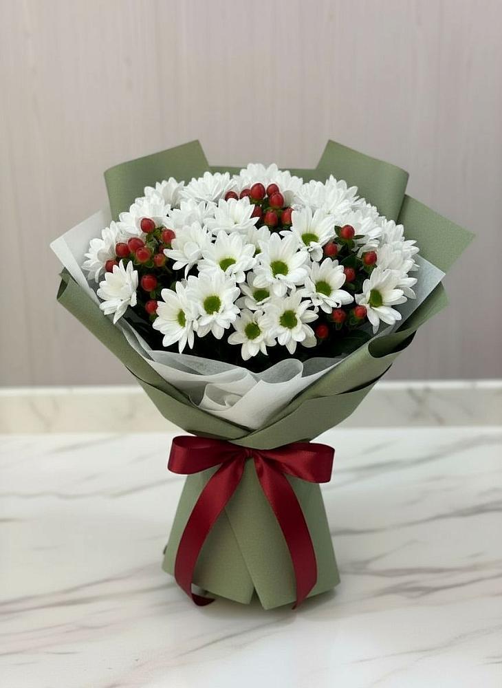 Букет цветов из: Хризантемы в Ащерино