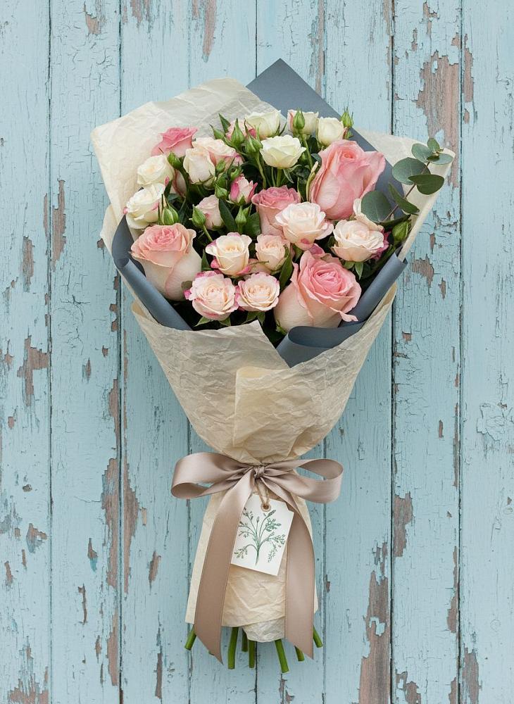 Букет цветов из: Розы в Ащерино