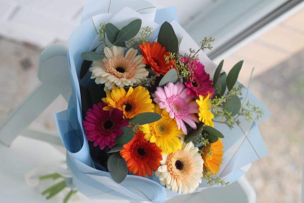 Букет цветов из: Герберы в Ащерино