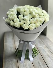Букет 35 Белых роз в Ащерино