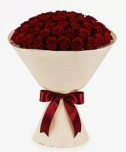 Букет 101 Бордовая роза Блэк Бакарра в Ащерино