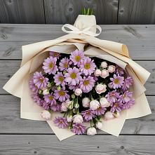 Букет цветов из:  Розы и Хризантемы #REPLACE_PRED# Ащерино