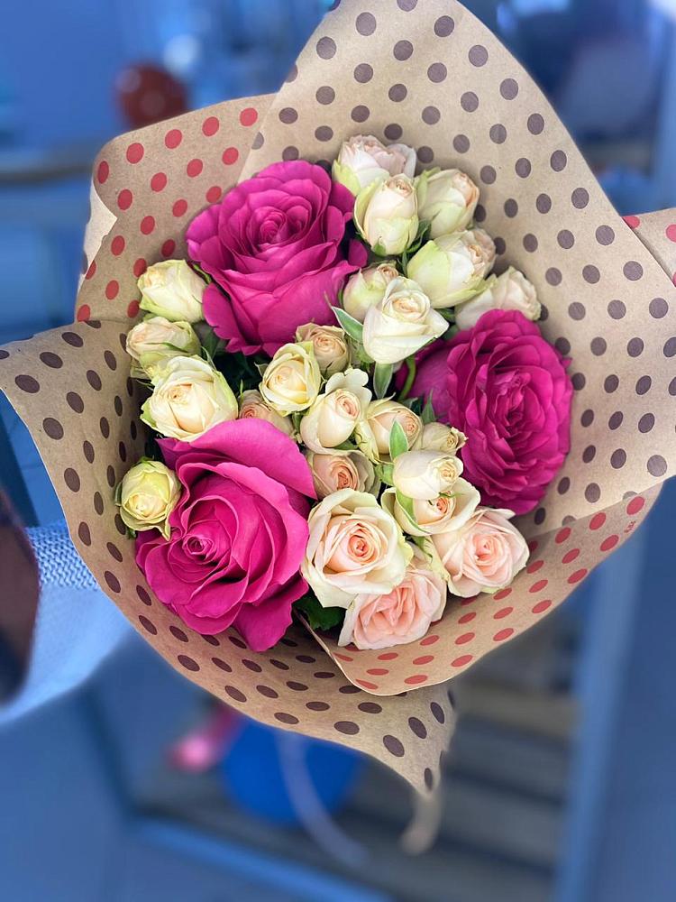 Букет цветов из: Розы в Ащерино