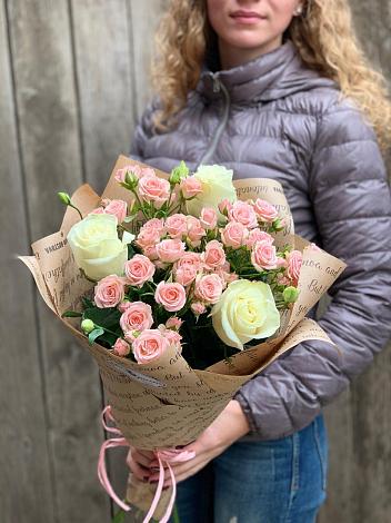 Букет цветов из: Розы в Ащерино