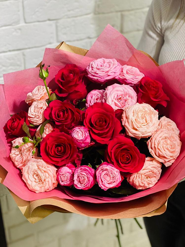 Букет цветов из: Розы в Ащерино