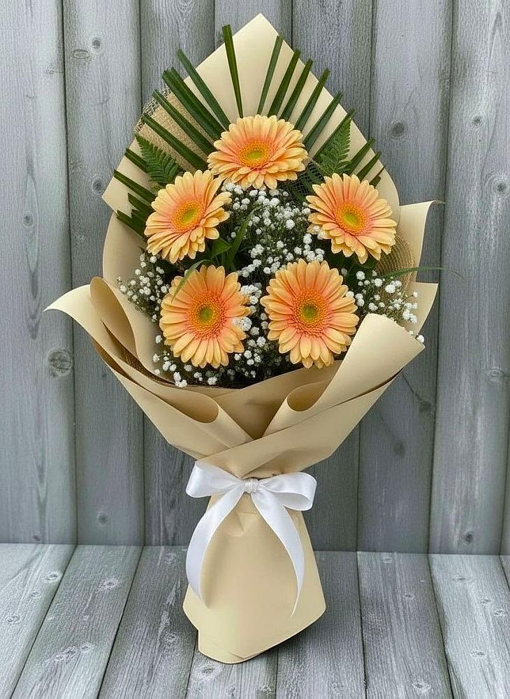 Букет цветов из: Герберы в Ащерино