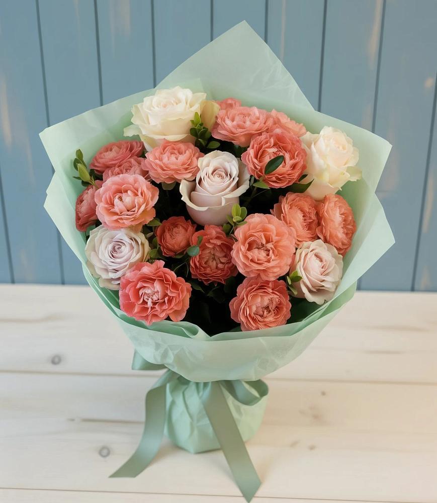 Букет цветов из: Розы в Ащерино