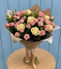 Букет цветов из:  Розы в Ащерино