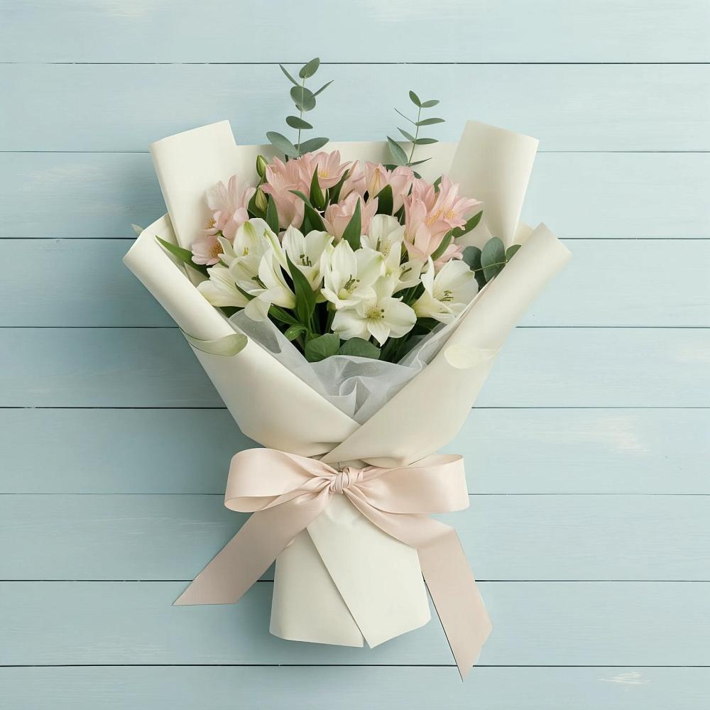 Букет цветов из: Альстромерии в Ащерино