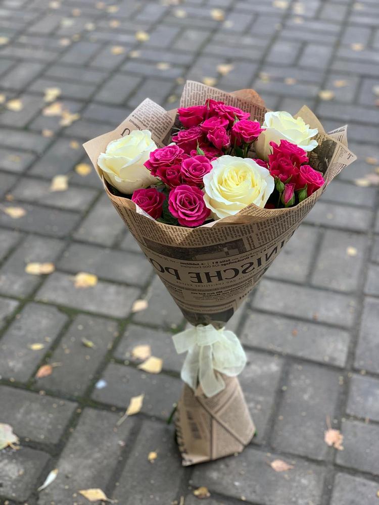 Букет цветов из: Розы в Ащерино