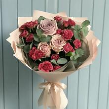 Букет цветов из:  Гвоздики и Розы #REPLACE_PRED# Ащерино