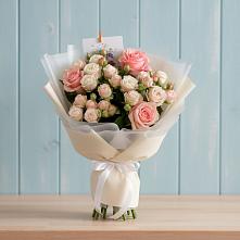 Букет цветов из:  Розы в Ащерино